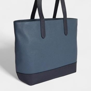コーチ メンズ トートバッグ COACH 2WAY バッグ デニム ネイビー COACH - COACH コーチ トートバッグ メンズ バッグ デニム